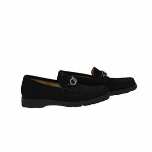 Salvatore Ferragamo Mens Black Horsebit loafers